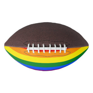 The colours of the rainbow football