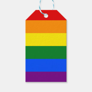 The colours of the rainbow gift tags