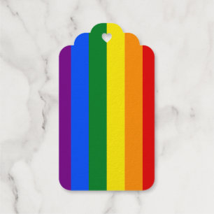 The colours of the rainbow gift tags