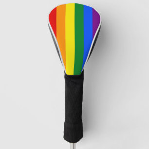 The colours of the rainbow golf head cover
