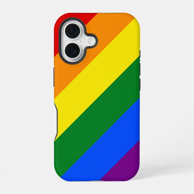 The colours of the rainbow iPhone 16 case (Back)