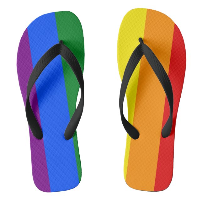 The colours of the rainbow jandals (Footbed)