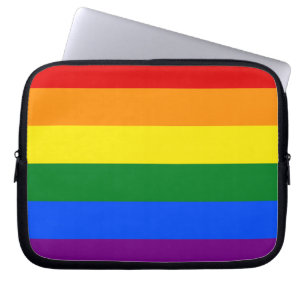 The colours of the rainbow laptop sleeve