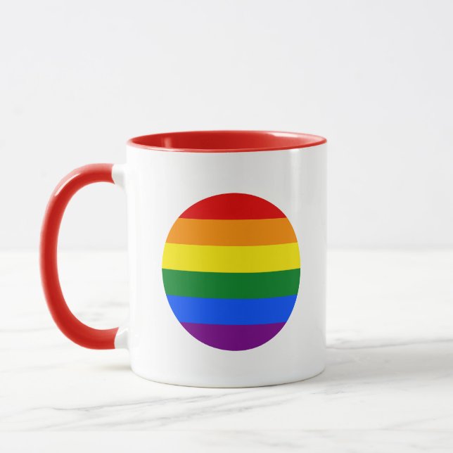 The colours of the rainbow mug (Left)