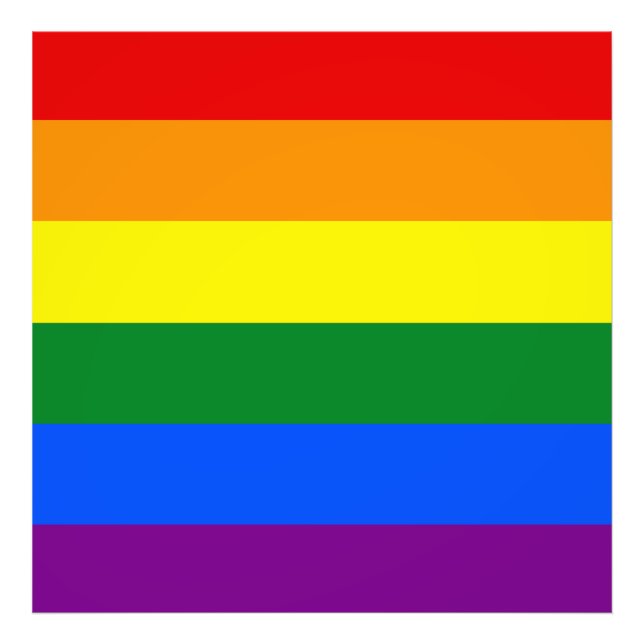 The colours of the rainbow photo print (Front)