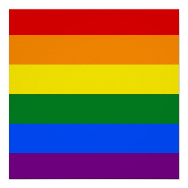 The colours of the rainbow poster (Front)