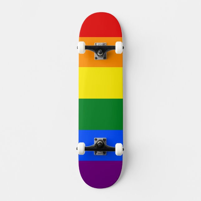 The colours of the rainbow skateboard (Front)
