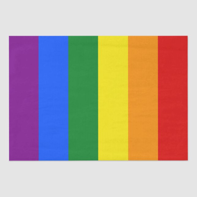 The colours of the rainbow tissue paper (Front)