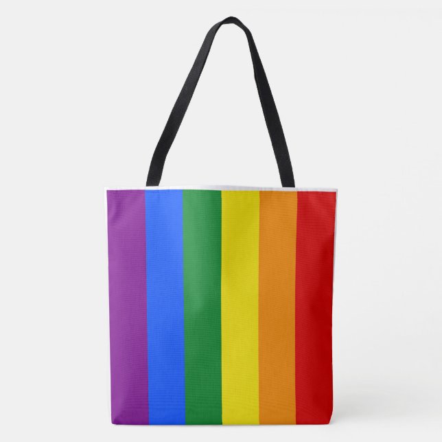 The colours of the rainbow tote bag (Front)