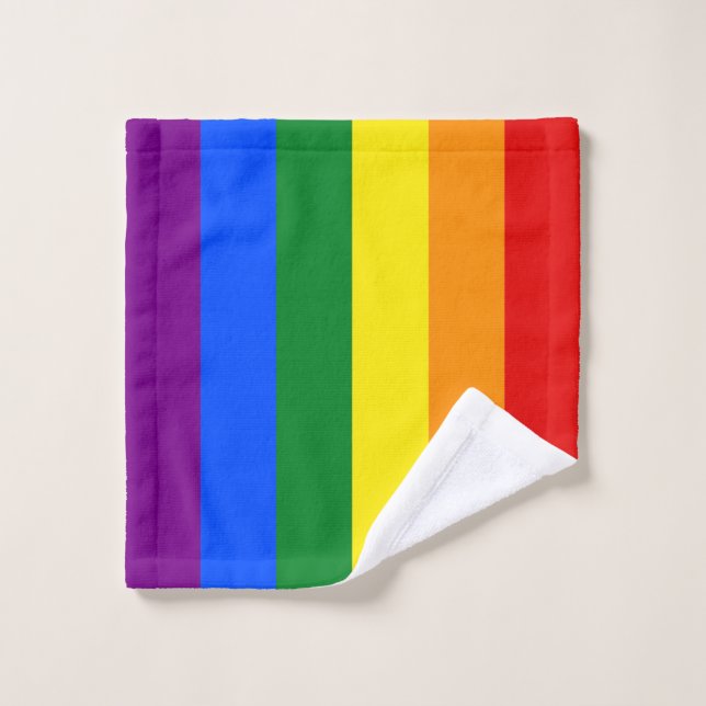 The colours of the rainbow wash cloth (Wash Cloth)
