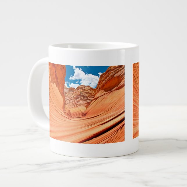 The Colours of the Wave Large Coffee Mug (Front Left)