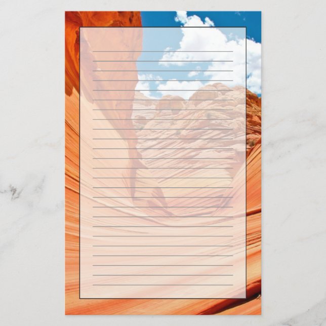 The Colours of the Wave Stationery (Front)