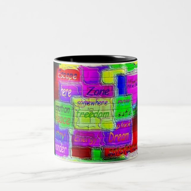 The Colours Within Two-Tone Coffee Mug (Center)