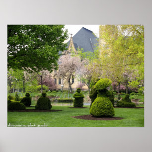 The Columbus Topiary Garden Poster