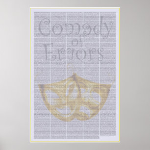 The Comedy of Errors by Shakespeare Poster