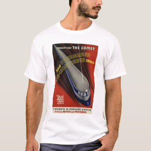 THE COMET Boston & Providence America Railways Ad T-Shirt