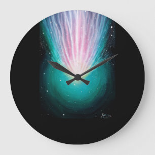 The comet Leonard Large Clock