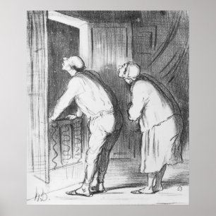 The comet, The evening before the 13th of June Poster