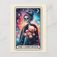 The Comforter Tarot Teddy Bear Skeleton Mum