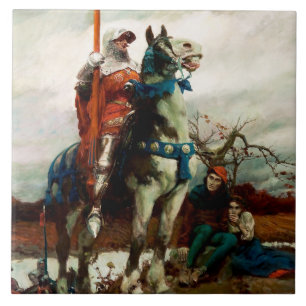 The Coming Lancaster by Howard Pyle Tile
