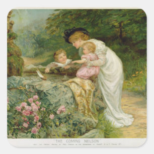 The Coming Nelson, from the Pears Annual, 1901 Square Sticker
