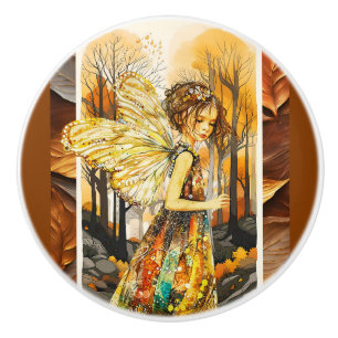 The Coming Of Fall Ceramic Knob