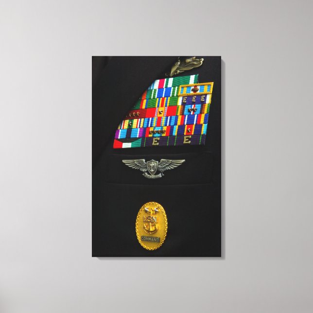 The command master chief badge canvas print (Front)