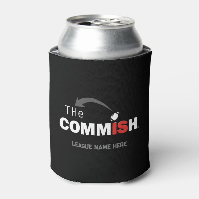 The Commish Custom Can Cooler Fantasy Football (Can Front)