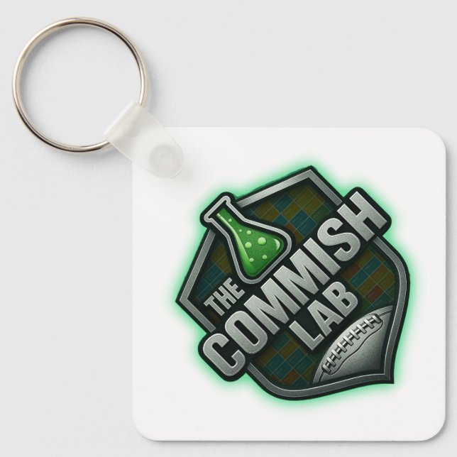 THE COMMISH LAB KEYCHAIN (Front)