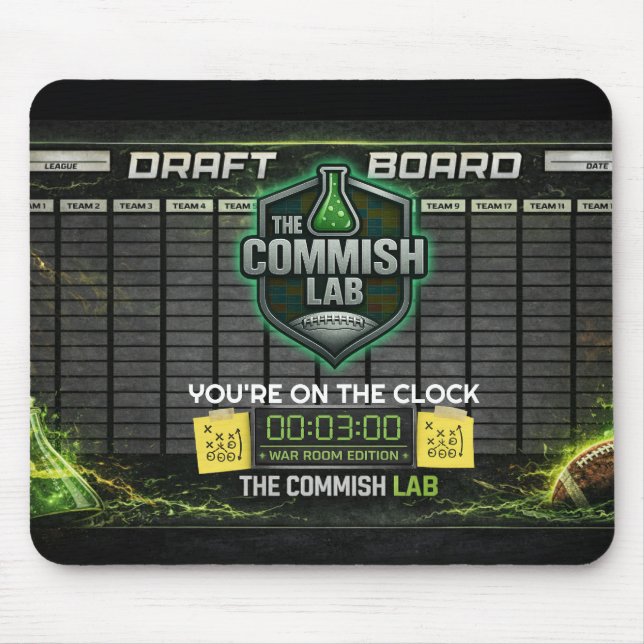 The Commish Lab Mouse Pad (Front)