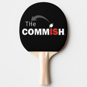The Commish Ping Pong Paddle
