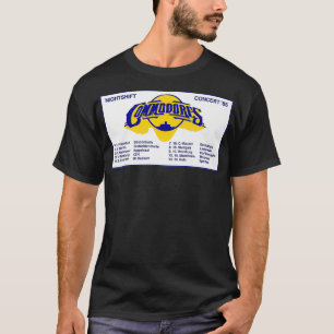 The Commodors 1985 Nightshift Euro Tour Vintage T-Shirt