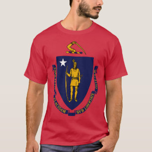 The Commonwealth of Massachusetts Flag T-Shirt