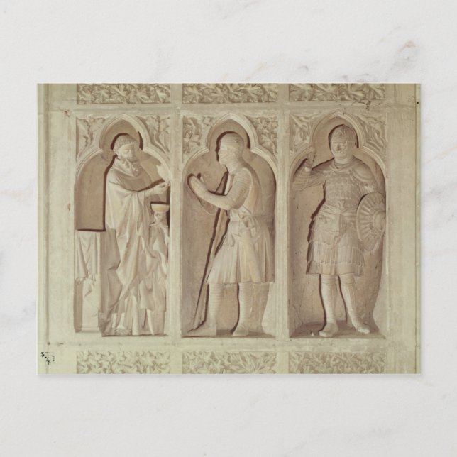 The communion of a knight postcard (Front)