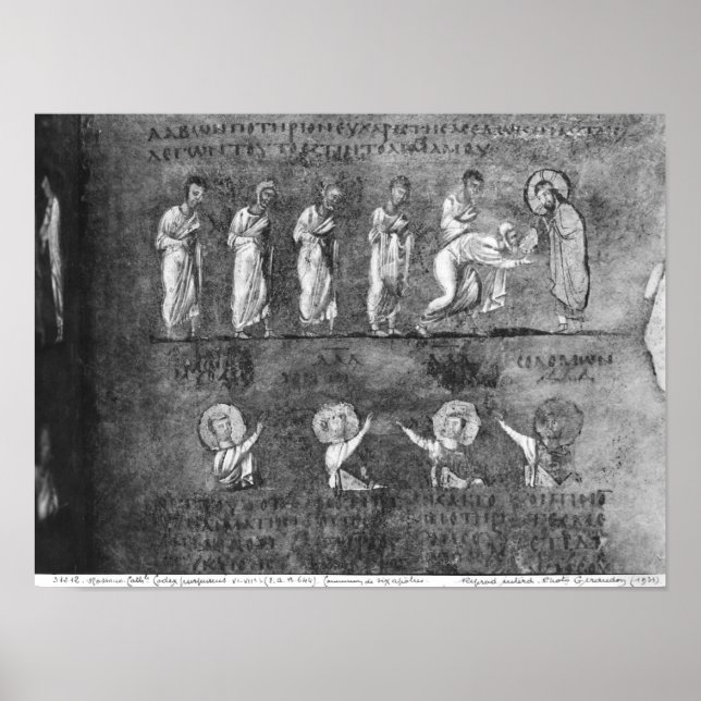 The communion of six apostles poster (Front)