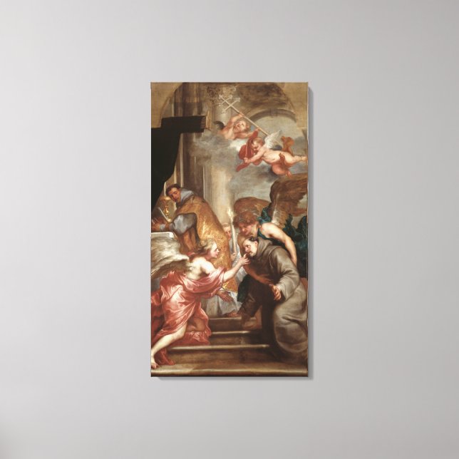 The Communion of St. Bonaventure Canvas Print (Front)