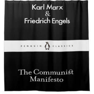 The Communist Manifesto Shower Curtain