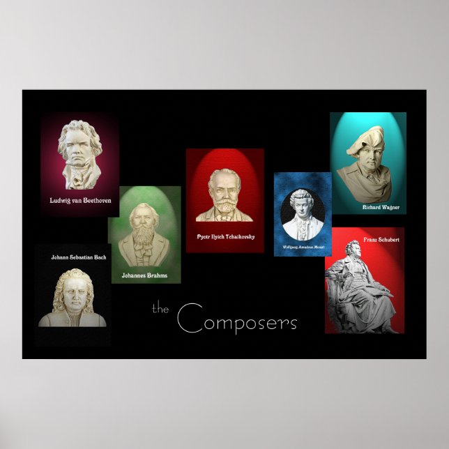 The Composers 36 x 24 Poster (Front)