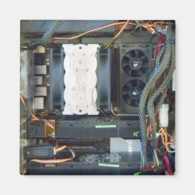 The computer equipment canvas magnet (Front)