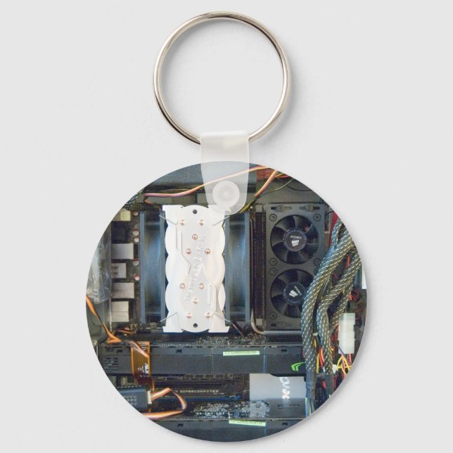 The computer equipment key ring (Front)