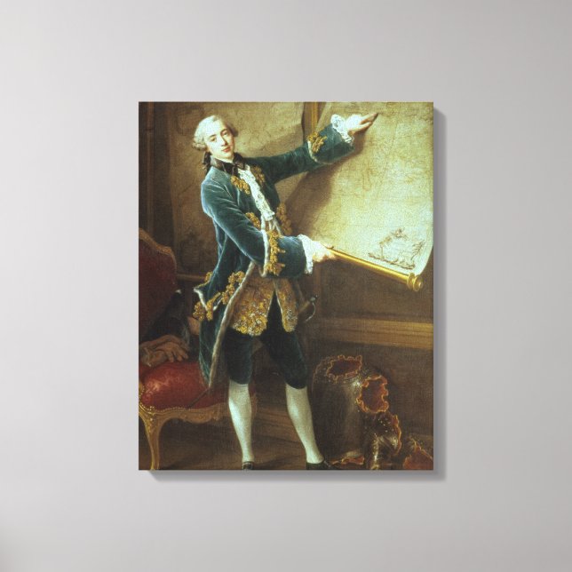 The Comte de Vaudreuil, 1758 Canvas Print (Front)