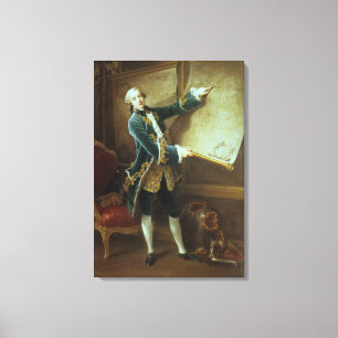 The Comte de Vaudreuil, 1758 Canvas Print