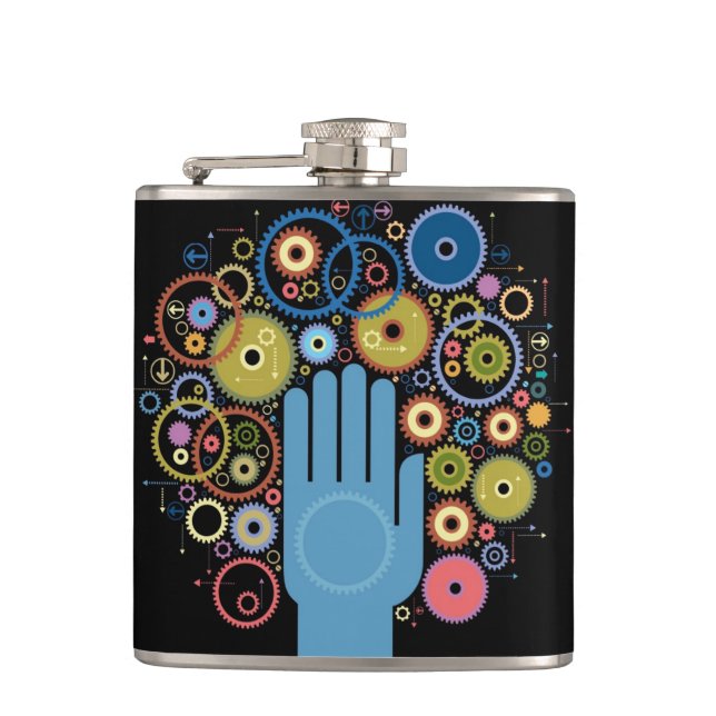 The concept of motion hip flask (Front)