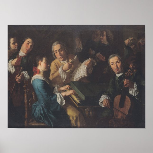 The Concert, 1755 Poster (Front)