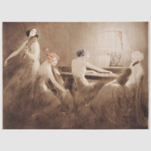 The Concert Art Deco Decoupage Paper