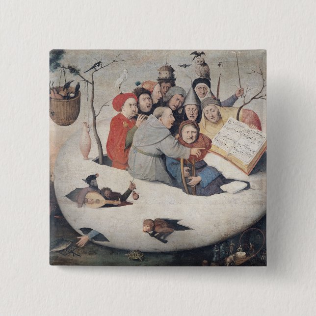 The Concert in the Egg 15 Cm Square Badge (Front)