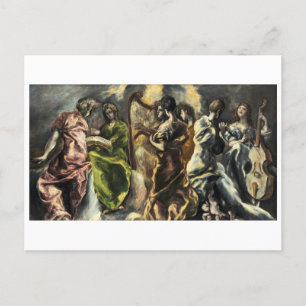 The Concert of the Angels El Greco Postcard