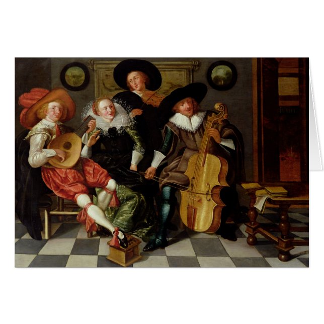 The Concert (oil on panel) (Front Horizontal)