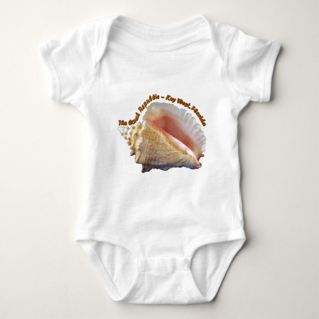 The Conch Republic Baby Bodysuit (Front)