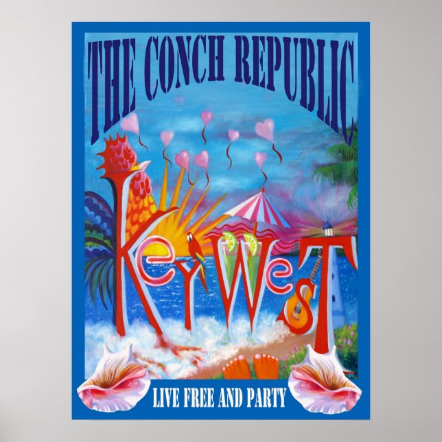 The Conch Republic Poster (Front)